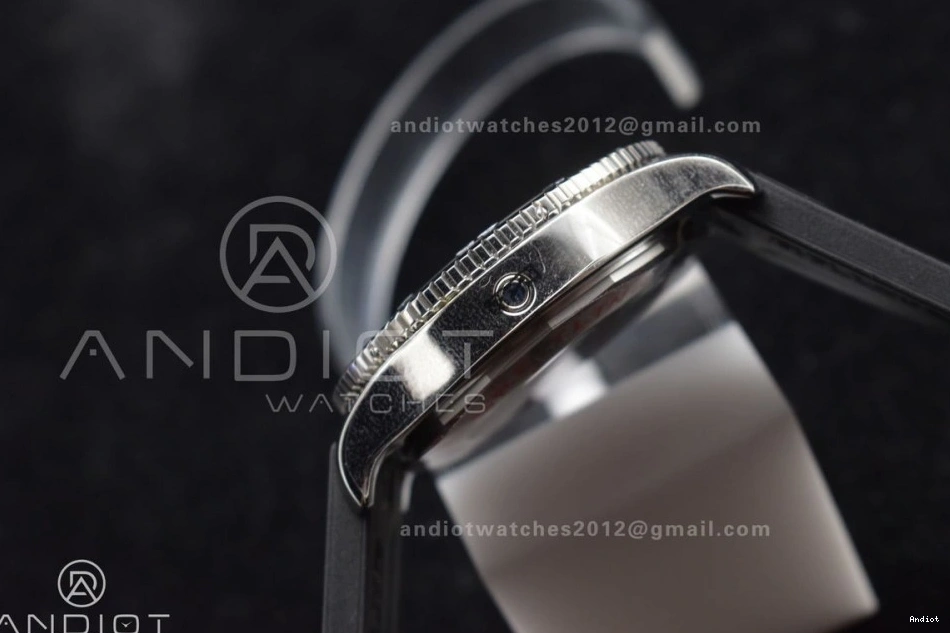On A2824 Automatic Rubber Superocean 1:1 Black Edition Bezel Orange Strap 44 Dial Black Best TF 0523
